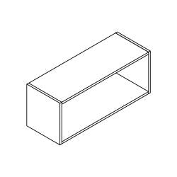 900mm Wide Bridging Wall Unit - 360mm High - Easy Flat Pack