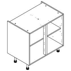 900mm Double Door Base Unit - Easy Flat Pack