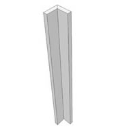 900mm Wall Internal Corner Post -  Wilton Pronto Shaker